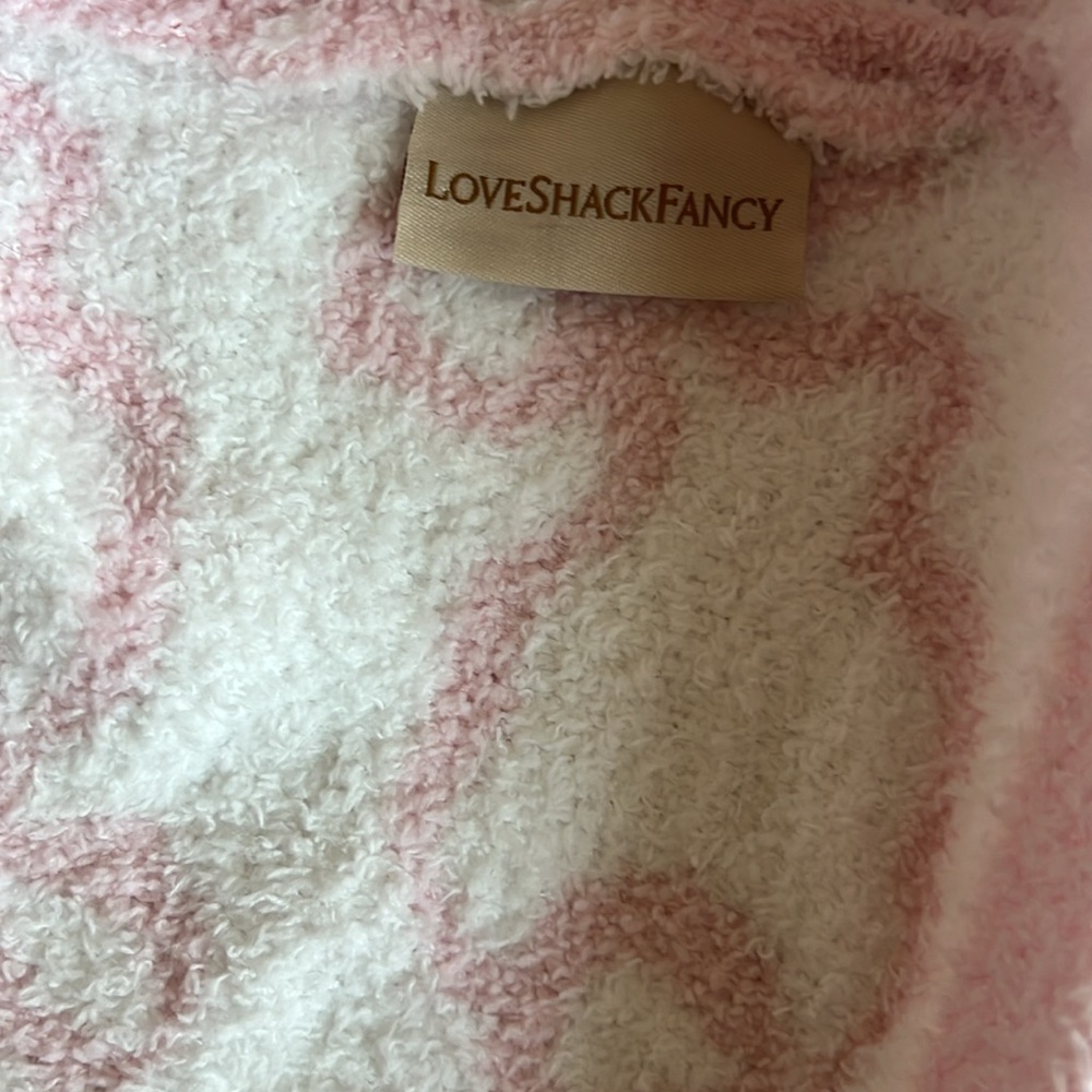 LoveShackFancy Indie Teddy Bow Print Robe - Picture 10 of 11